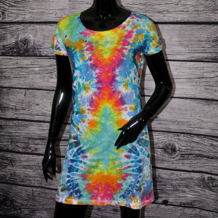 Colorful Dress Sustainable Cotton Size M