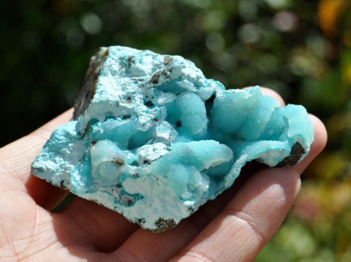 Botryoidal blue Hemimorphite Natural cluster 78 gram - 2.75 Oz