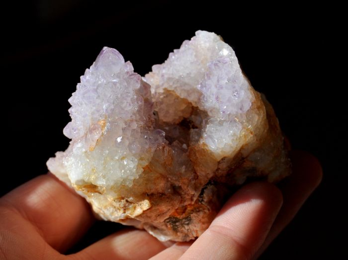 Lavender Spirit Quartz Crystal - 129 gram - 4.55 Oz - Ametrine Cluster 