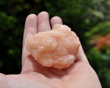 PEACH STILLBITE Crystal Cluster Peachy Orange Color Zeolite Lemuria Antlantis Ancient Knowledge