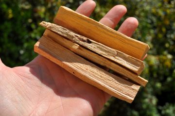 Sacred Palo Santo (Bursera Graveolens) Holy Wood from Peru, THREE or FOUR Smudge sticks for clearing cleansing 